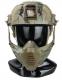 MC Multicam Super Flowing Helmet Light Version with Modular Lightweight Mask by TMC